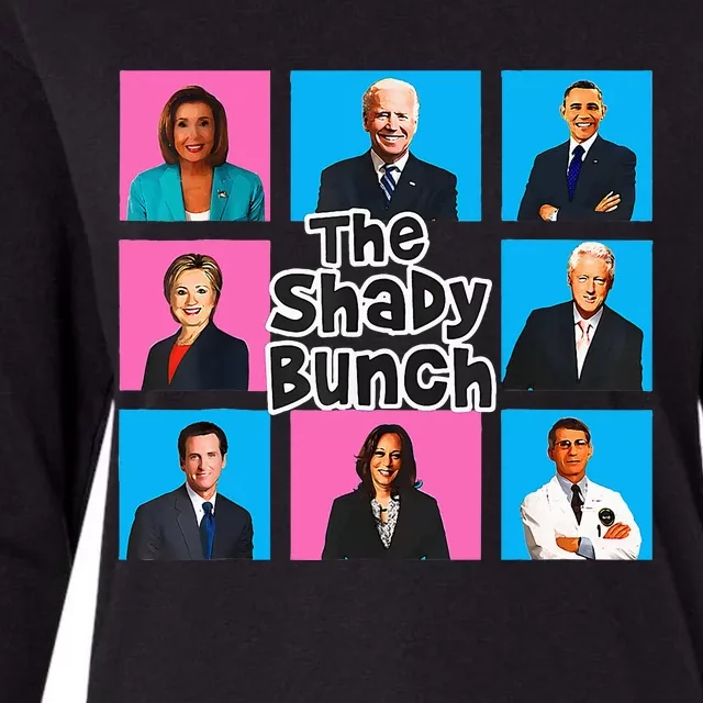 Funny The Shady Bunch 2024 Womens Cotton Relaxed Long Sleeve T-Shirt