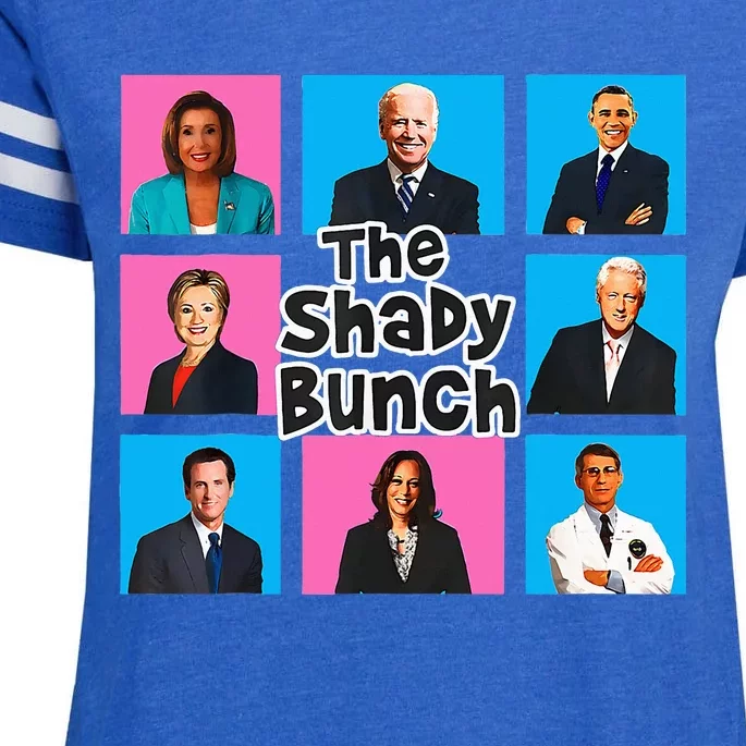 Funny The Shady Bunch 2024 Enza Ladies Jersey Football T-Shirt