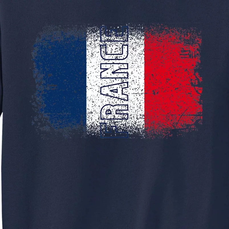 France Team Sports Soccer French Flag Jersey Tall Sweatshirt