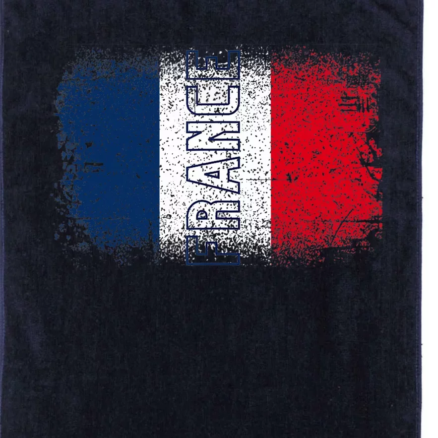 France Team Sports Soccer French Flag Jersey Platinum Collection Golf Towel