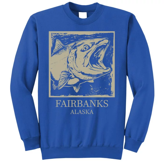 Fishing Town Souvenir Fairbanks Alaska Gift Sweatshirt