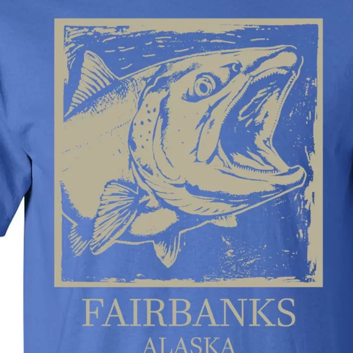 Fishing Town Souvenir Fairbanks Alaska Gift Tall T-Shirt