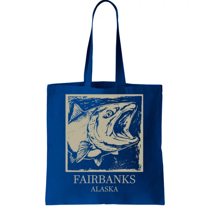 Fishing Town Souvenir Fairbanks Alaska Gift Tote Bag