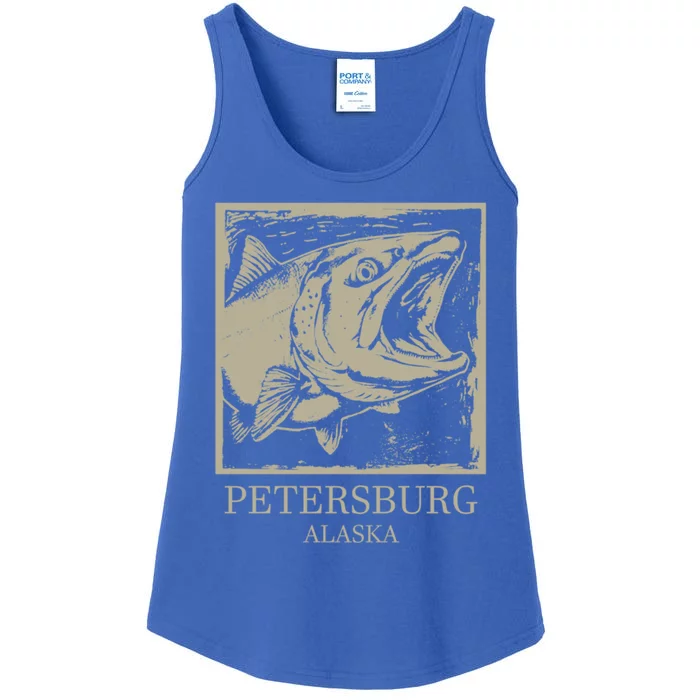 Fishing Town Souvenir Petersburg Alaska Gift Ladies Essential Tank