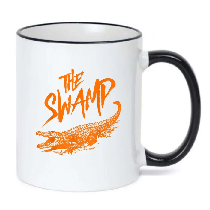 Florida The Swamp Gator Black Color Changing Mug