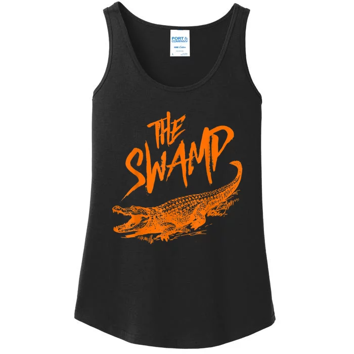 Florida The Swamp Gator Ladies Essential Tank