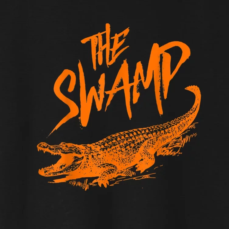 Florida The Swamp Gator Women's Crop Top Tee