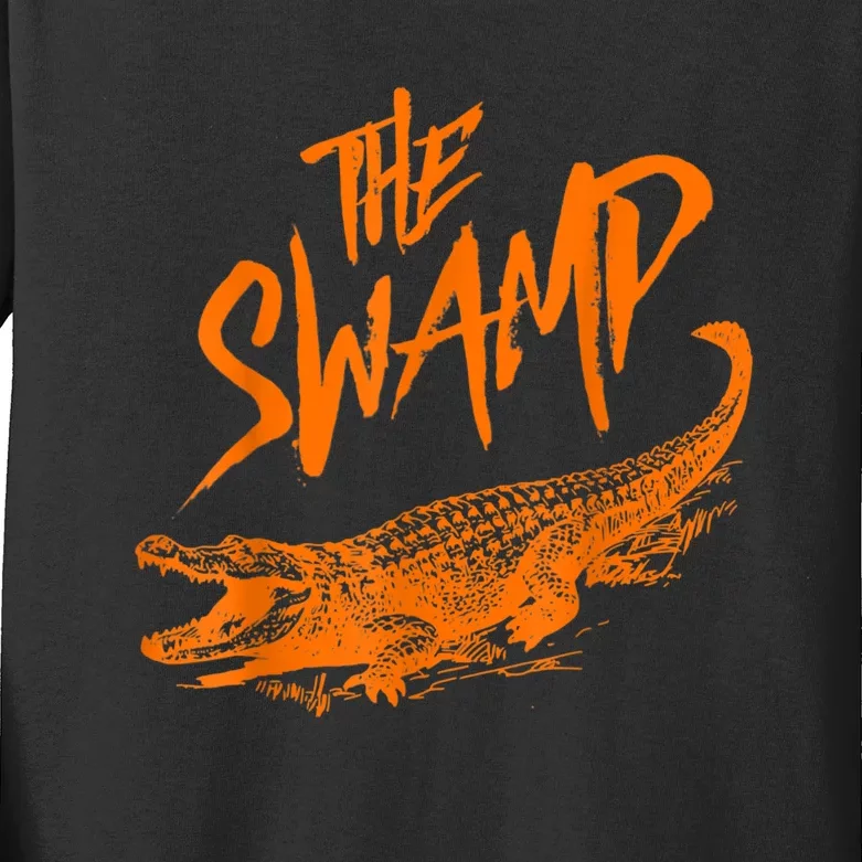 Gators Protect Our Swamp T Shirt, Size Medium, Blue Tie Dye