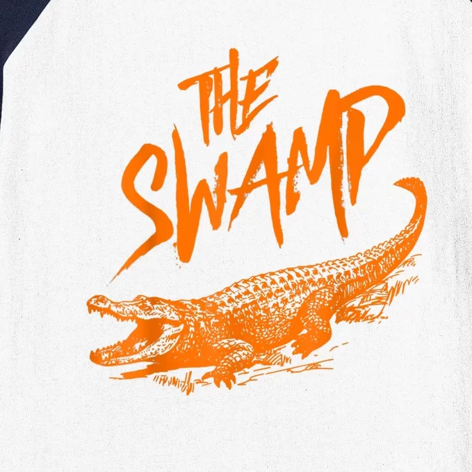 Florida The Swamp Gator Baseball Sleeve Shirt