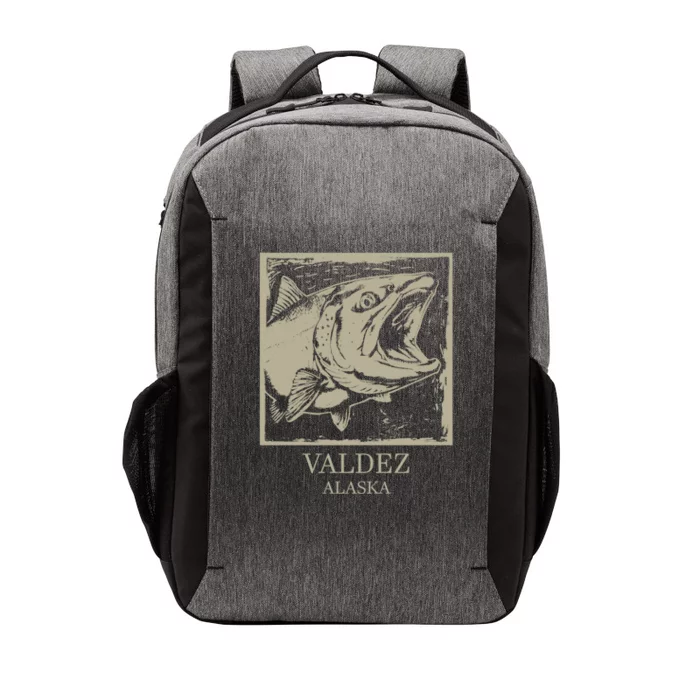 Fishing Town Souvenir Valdez Alaska Cute Gift Vector Backpack