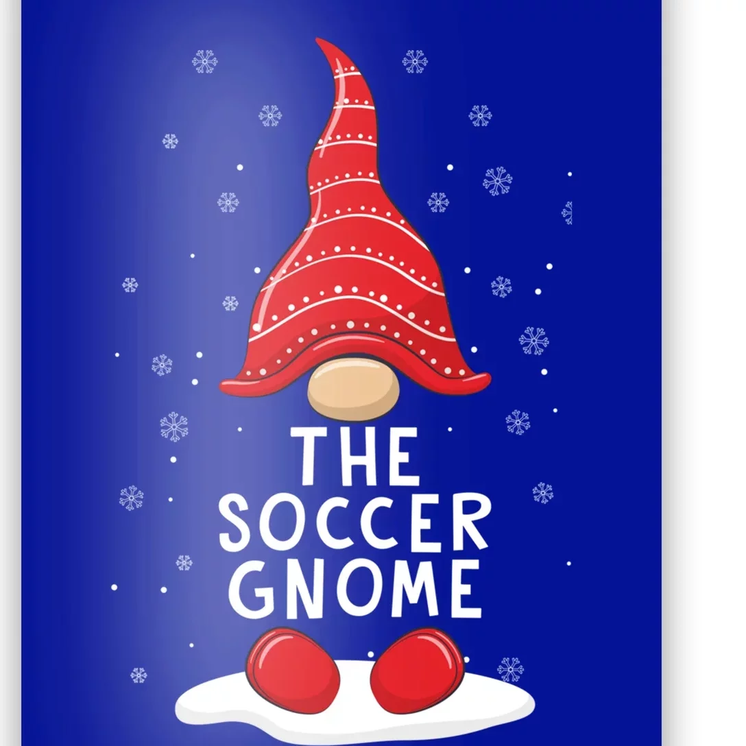 Funny The Soccer Gnome Christmas Pajamas Xmas Holiday Cool Gift Poster