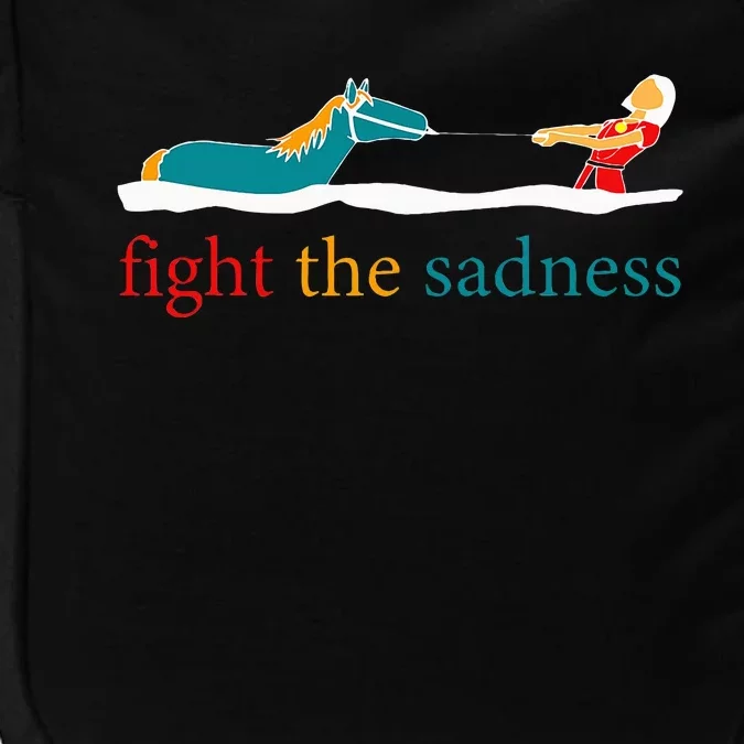 Fight The Sadness Funny Apparel Impact Tech Backpack