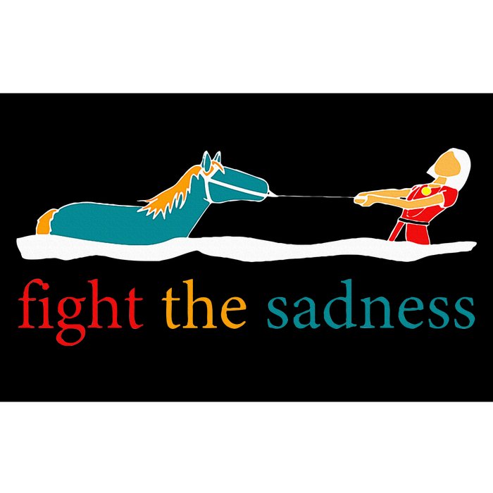 Fight The Sadness Funny Apparel Bumper Sticker