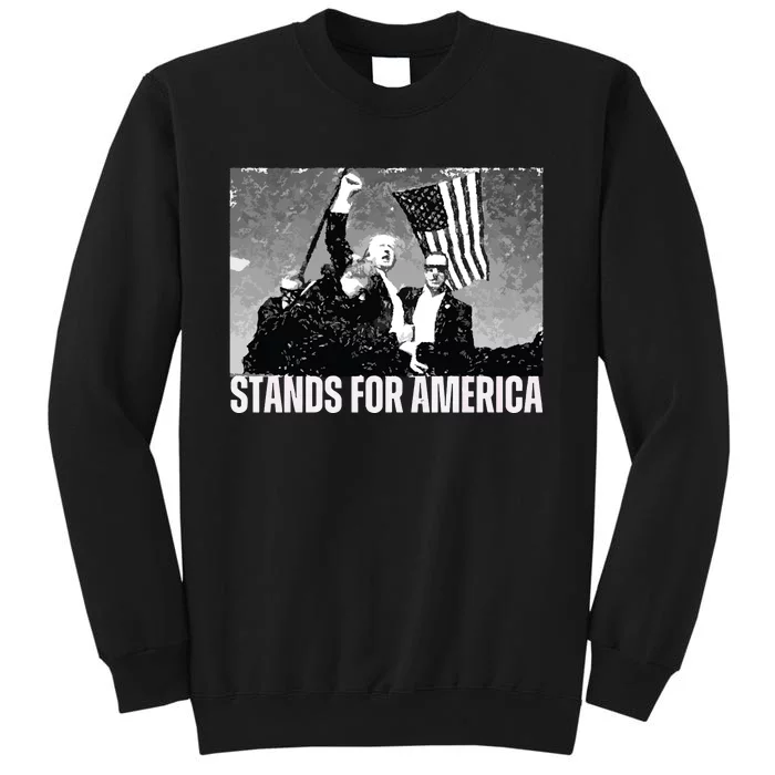 Fight Trump Shooting  Assassinate Trump Trump Shootout Political Shooting Tall Sweatshirt