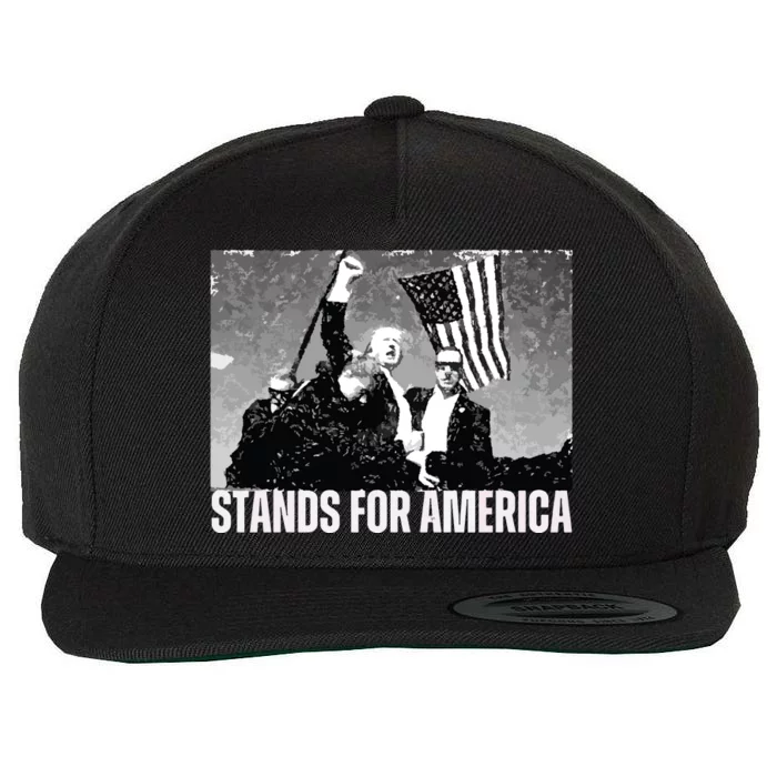 Fight Trump Shooting  Assassinate Trump Trump Shootout Political Shooting Wool Snapback Cap