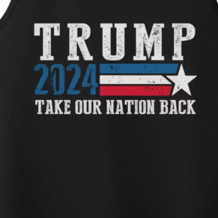 Free Trump Supporters Pro Trump 2024 Take Our Nation Back Republican Performance Tank