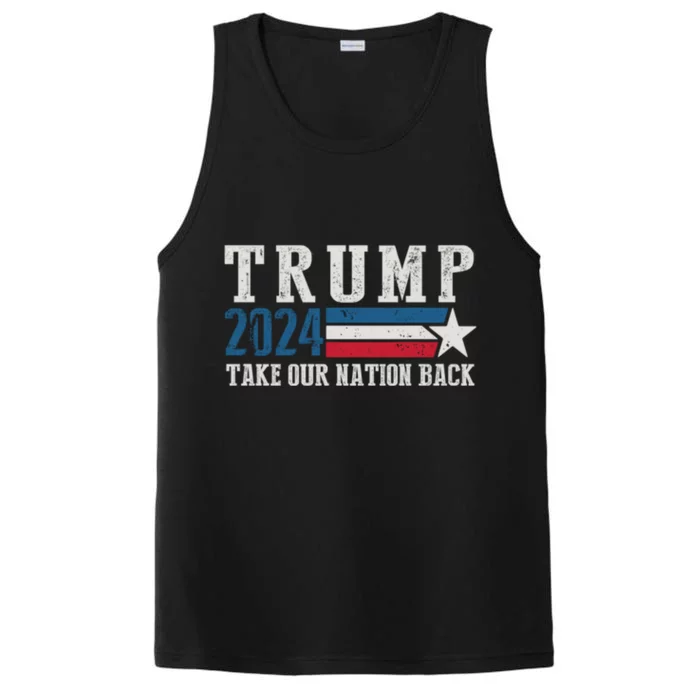 Free Trump Supporters Pro Trump 2024 Take Our Nation Back Republican Performance Tank