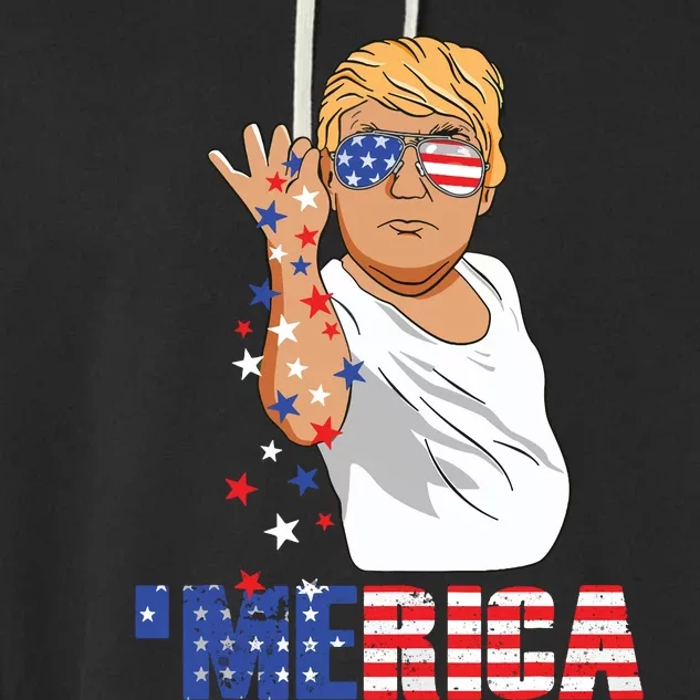 Funny Trump Salt Merica Freedom 4th Of July Gifts Tank Top Garment-Dyed Fleece Hoodie