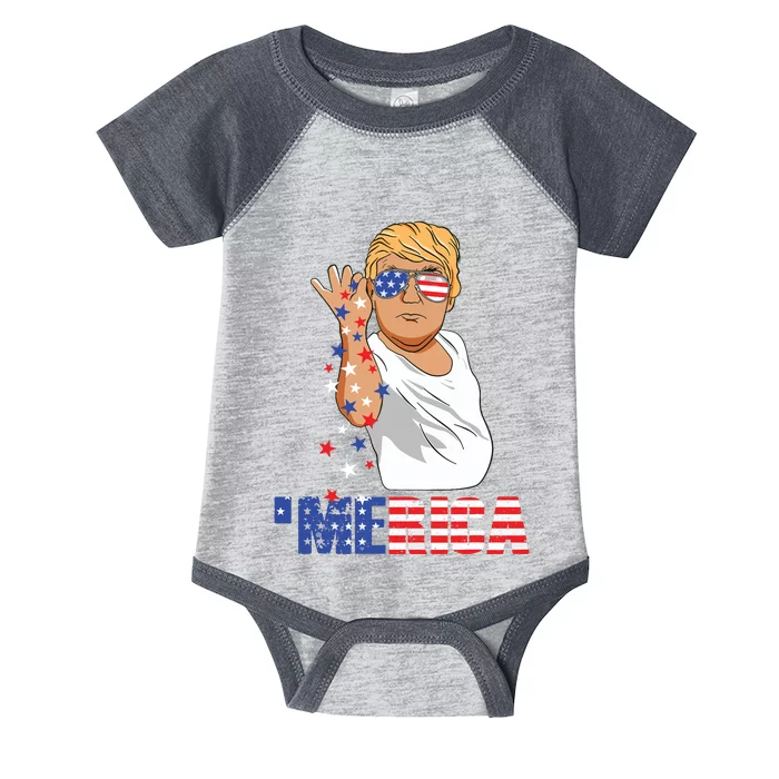 Funny Trump Salt Merica Freedom 4th Of July Gifts Tank Top Infant Baby Jersey Bodysuit