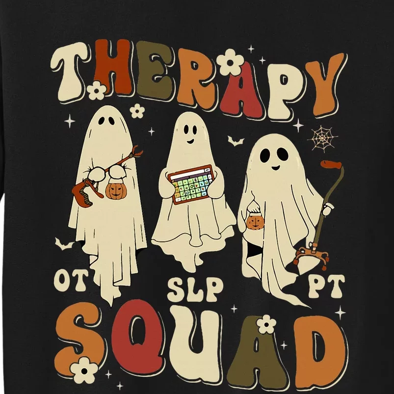 Funny Therapy Squad SLP OT PT Team Halloween Therapy Squad Sweatshirt