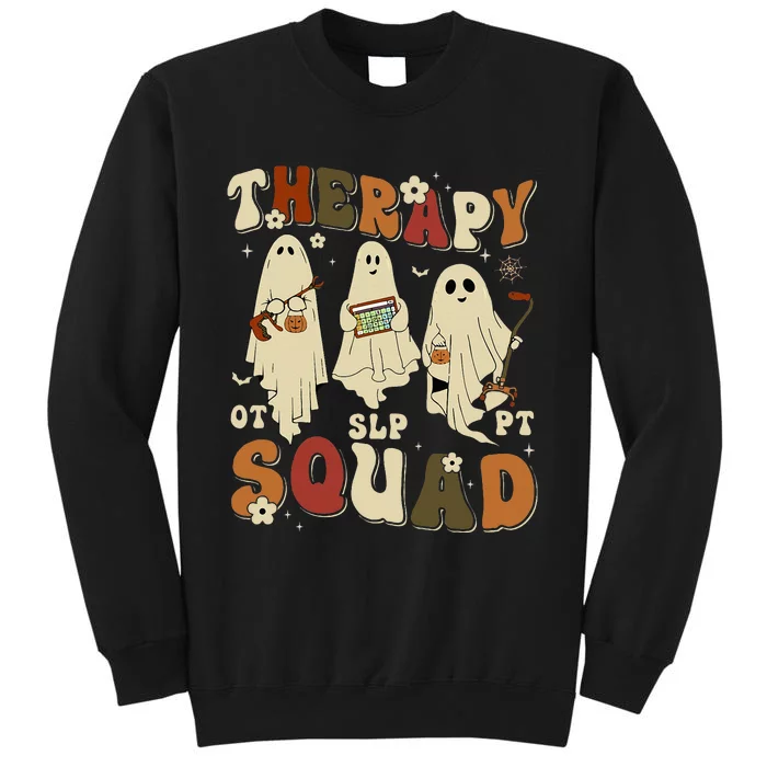 Funny Therapy Squad SLP OT PT Team Halloween Therapy Squad Sweatshirt