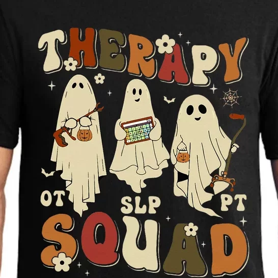 Funny Therapy Squad SLP OT PT Team Halloween Therapy Squad Pajama Set