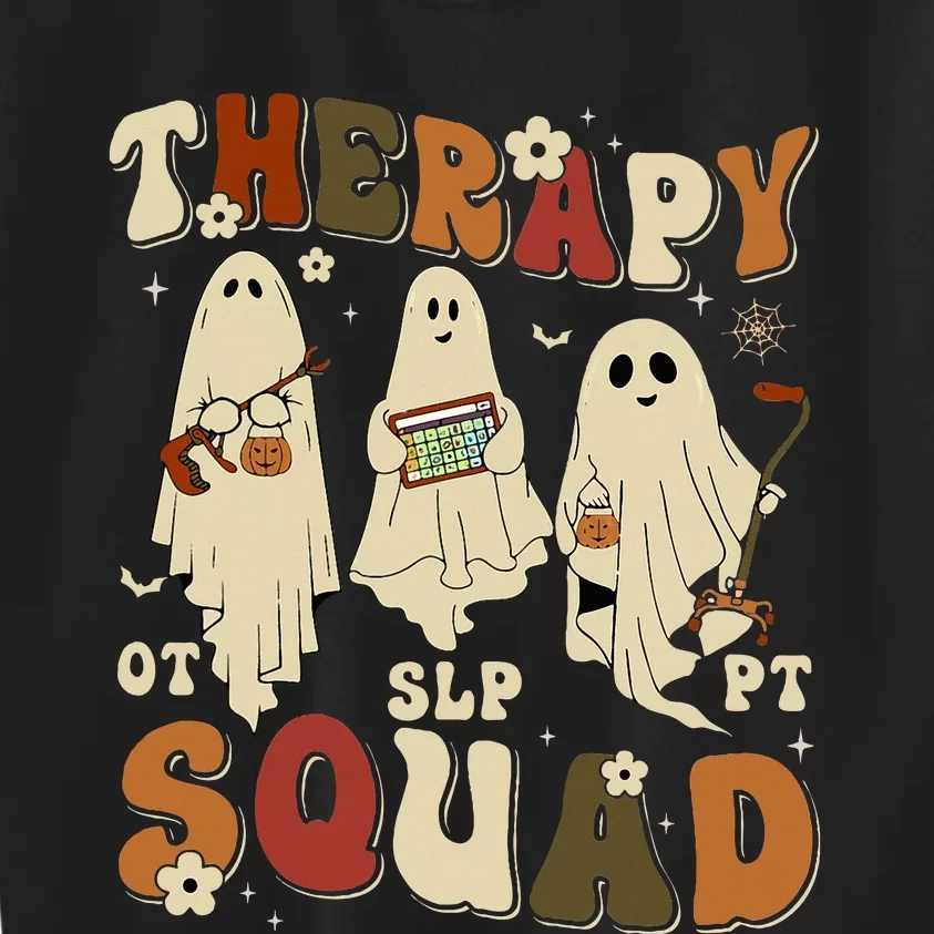 Funny Therapy Squad SLP OT PT Team Halloween Therapy Squad Kids Sweatshirt