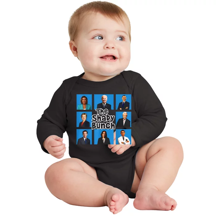 Funny The Shady Bunch 2024 Baby Long Sleeve Bodysuit