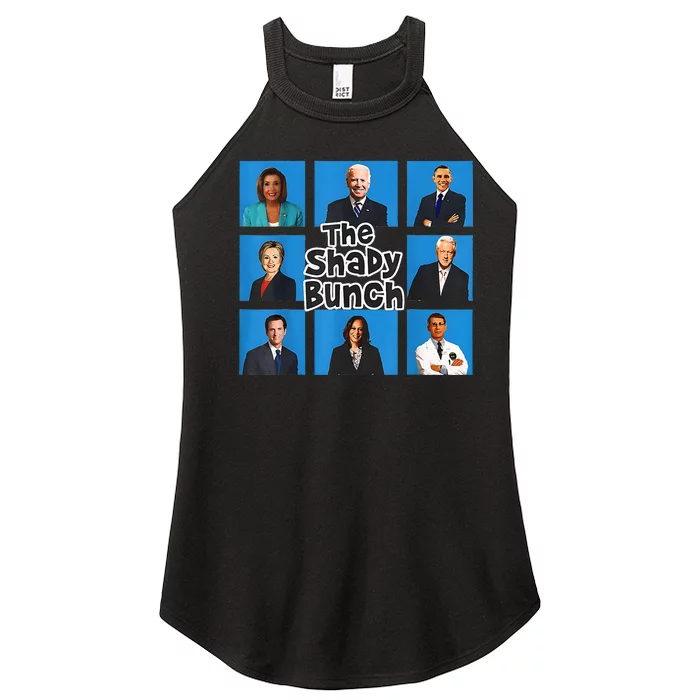 Funny The Shady Bunch 2024 Women’s Perfect Tri Rocker Tank