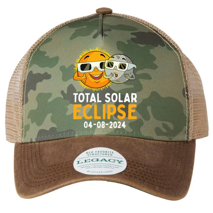 Funny Total Solar Eclipse April 8 2024 Legacy Tie Dye Trucker Hat