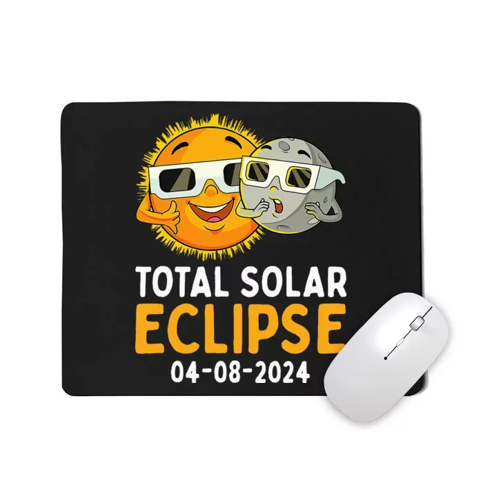 Funny Total Solar Eclipse April 8 2024 Mousepad