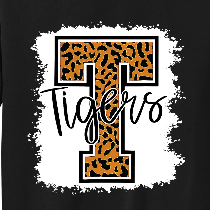 Football Tigers School Sports Fan Team Spirit Tall Sweatshirt