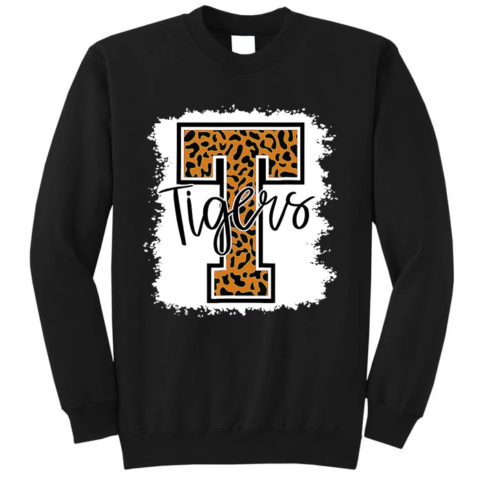 Football Tigers School Sports Fan Team Spirit Tall Sweatshirt