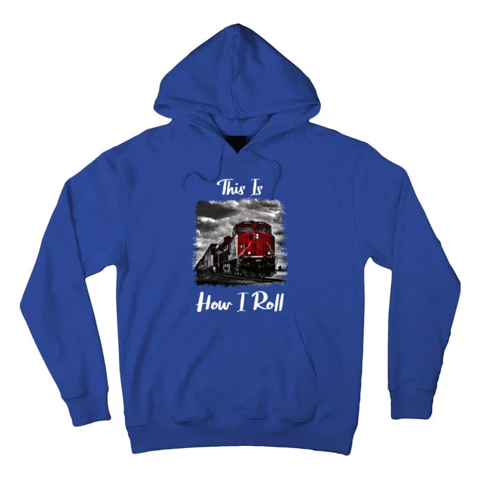 Funny Train Saying For Train Engineer & Freight Train Lovers Tall Hoodie