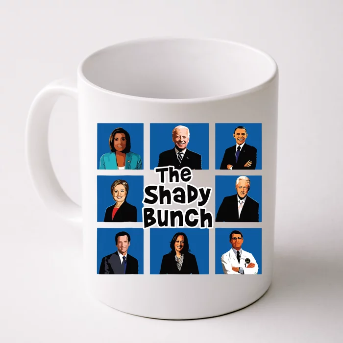 Funny The Shady Bunch 2024 Front & Back Coffee Mug