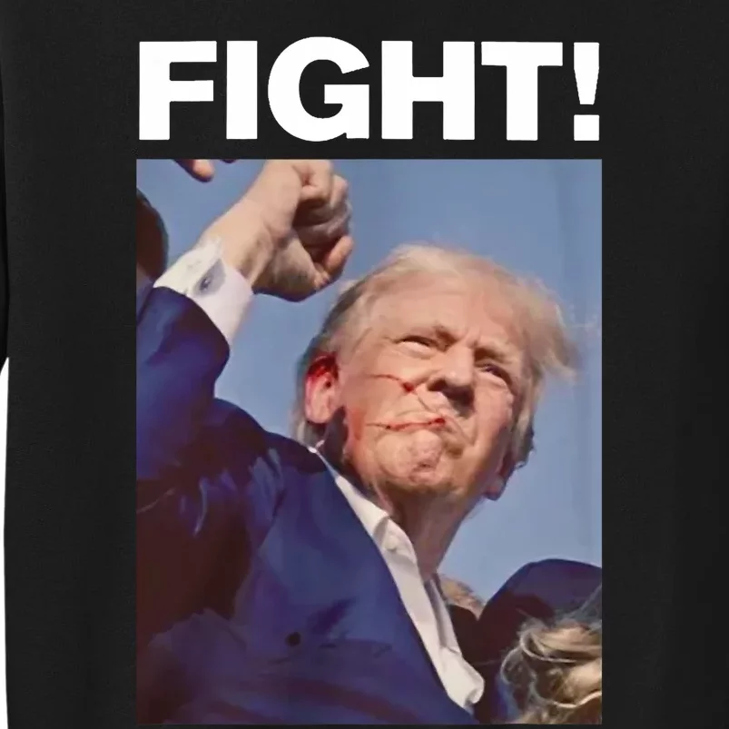 Fight! Trump Shot Trump Rally Fight For America Sweatshirt