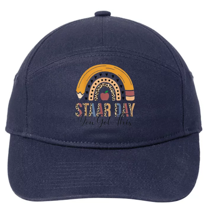 Funny Test STAAR Day Mode On Teacher Testing Ideas School 7-Panel Snapback Hat