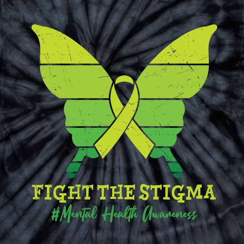 Fight The Stigma Mental Health Awareness Tie-Dye T-Shirt