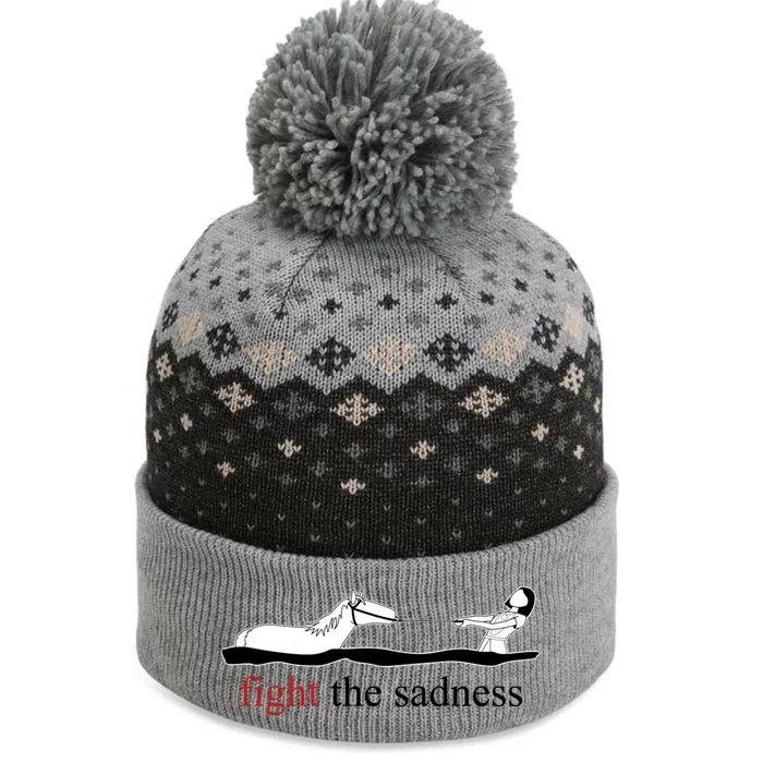 Fight The Sadness Artax The Baniff Cuffed Pom Beanie