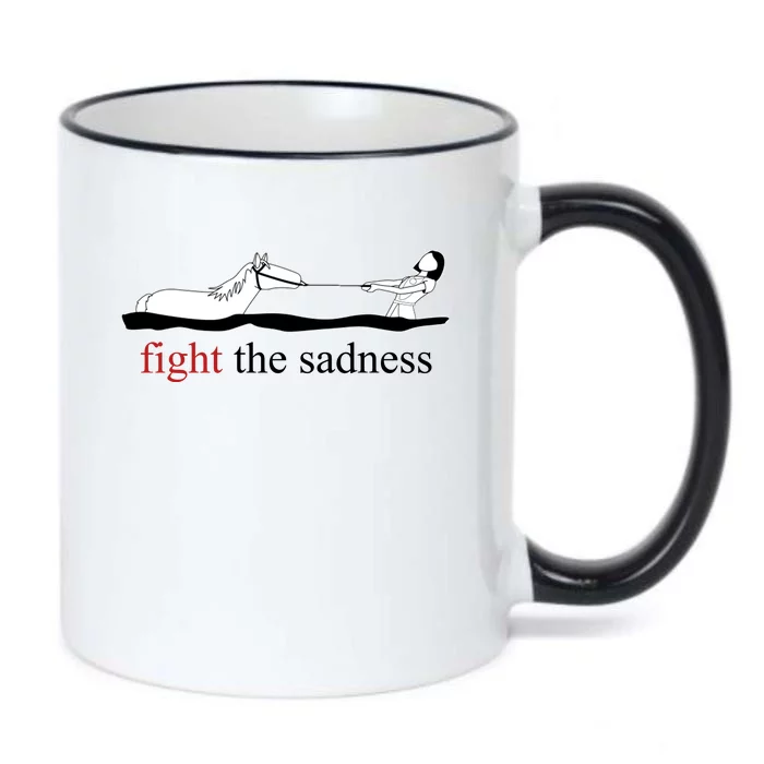 Fight The Sadness Artax Black Color Changing Mug