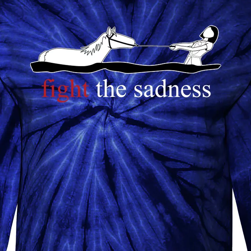 Fight The Sadness Artax Tie-Dye Long Sleeve Shirt