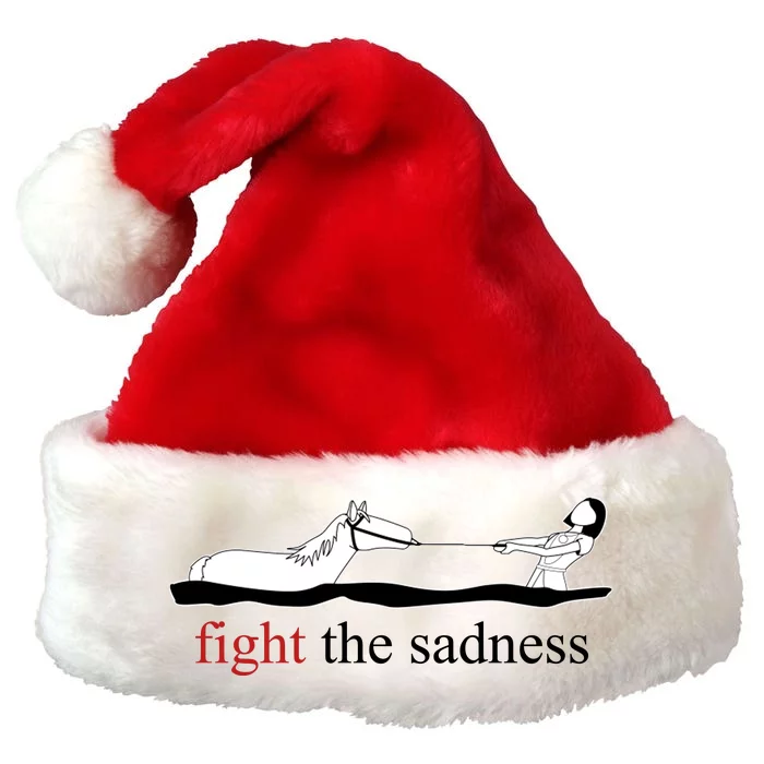 Fight The Sadness Artax Premium Christmas Santa Hat