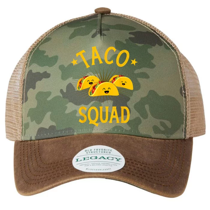 Funny Taco Squad For Taco Tuesday Crew And Cinco De Mayo Legacy Tie Dye Trucker Hat