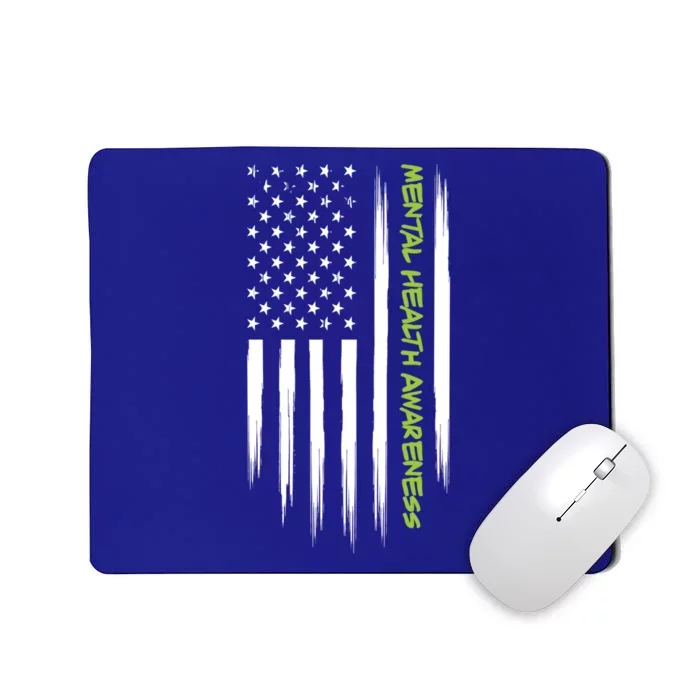 Fight The Stigma Green Ribbon Tal Health Awareness Month Gift Mousepad