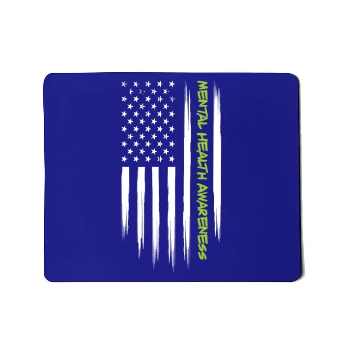 Fight The Stigma Green Ribbon Tal Health Awareness Month Gift Mousepad