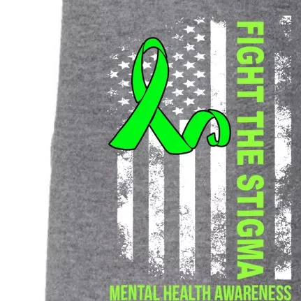 Fight The Stigma Tal Health Awareness Depression Anxiety Great Gift Doggie 3-End Fleece Hoodie