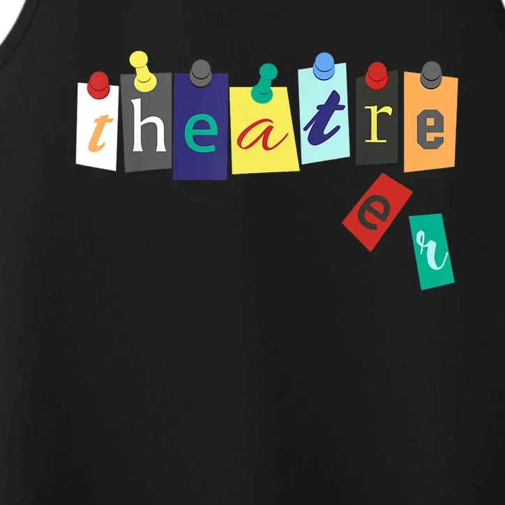 Funny Theater Theatre Fan Gift Musical Play Broadway Drama Gift Performance Tank