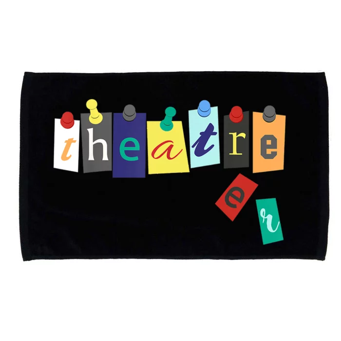 Funny Theater Theatre Fan Gift Musical Play Broadway Drama Gift Microfiber Hand Towel