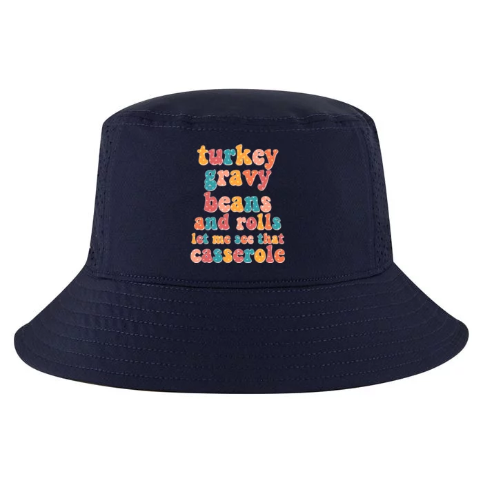 Funny Thanksgiving Turkey Gravy Beans And Rolls Cool Comfort Performance Bucket Hat