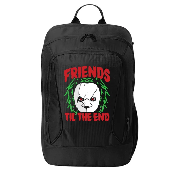 Friends Till The End Lazy Halloween Costume Horror Movie City Backpack